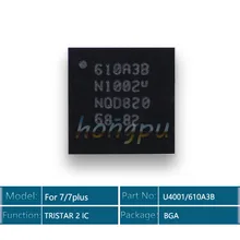 10 шт./лот 610A3B/U4001 U2 IC 36 флажки для iphone 7/7 plus/7 plus USB зарядное устройство/зарядки TRISTAR 2 IC чип