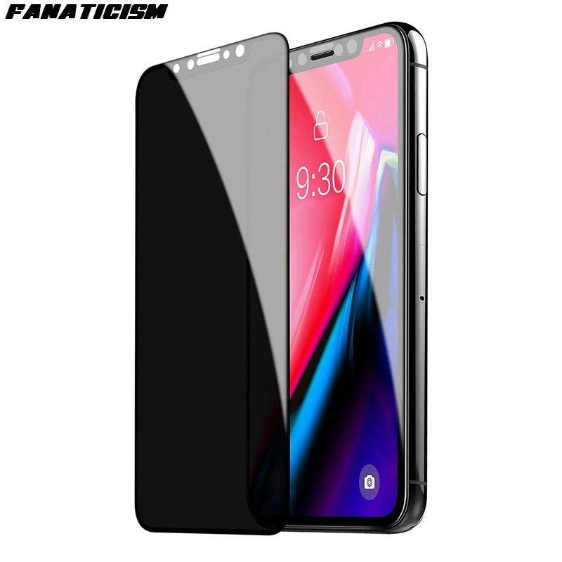 US $1.793.00 2000pcs High Quality 40 Degrees Antispy Tempered Glass For Iphone11 Pro Max 6s 7 8 Plus XS MAX XR Privacy Screen Protector Glass