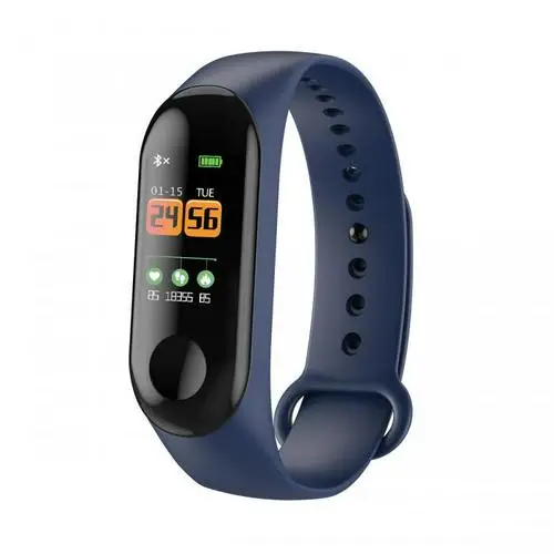 M3 Wrist Band Умный браслет с цветным экраном M4, спортивные часы с шагомером, фитнес-часы для бега, ходьбы, трекер сердечного ритма, шагомер, умный Браслет - Цвет: M3 Wrist Band