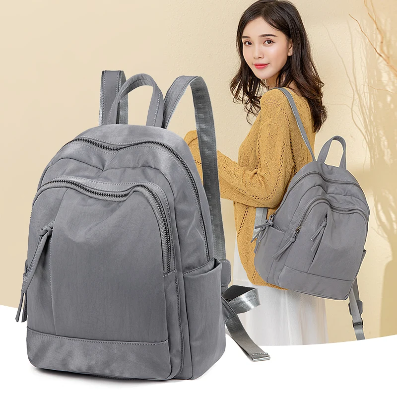 

Oxford cloth women's backpack 2019 NEW Fashion personality women's backpack Large capacity Canvas Backpack for leisure travel