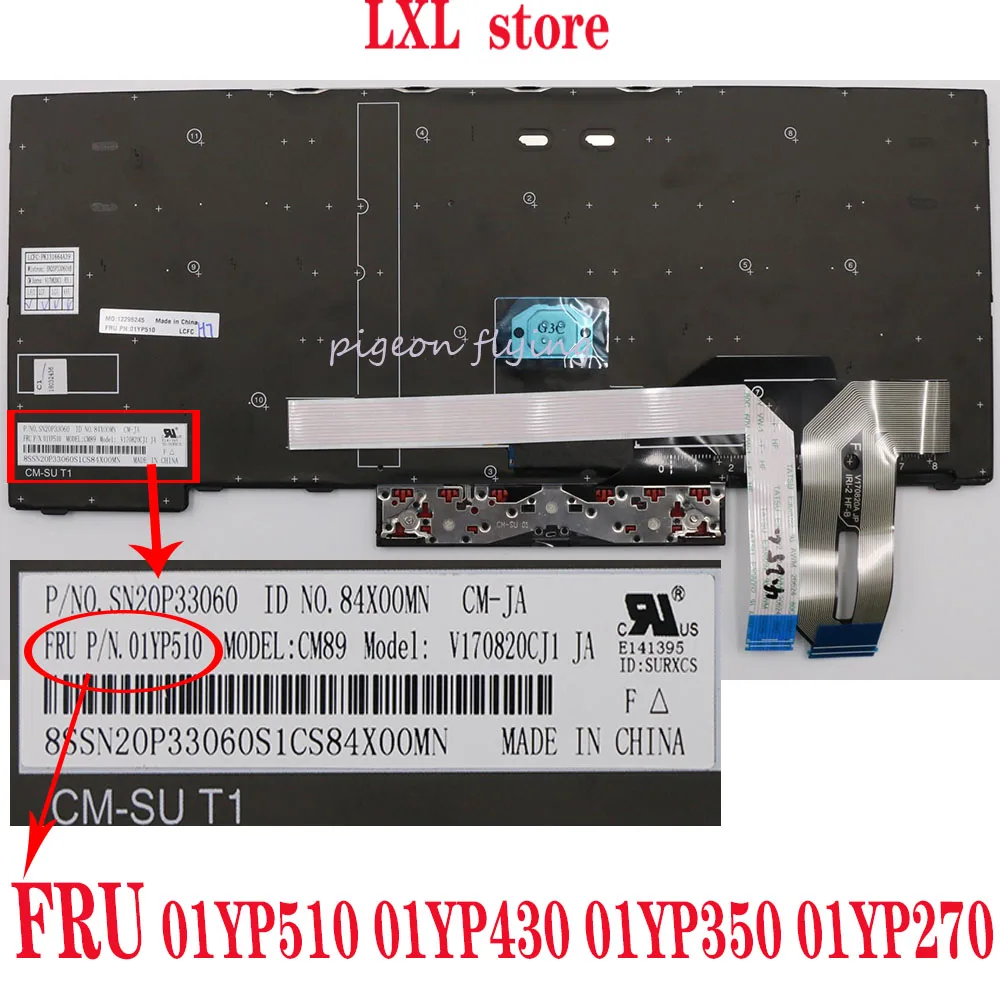 SN20P33060 для Thinkpad E480 Клавиатура для ноутбука 20KN 20KQ Япония без подсветки FRU 01YP270 01YP430 01YP510 01YP350 ТЕСТ ОК
