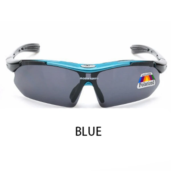 Blue Frame Очки для велоспорта, поляризованные солнцезащитные очки для горного велосипеда, очки для мужчин и женщин, спортивные солнцезащитные очки для велоспорта, езды, вождения - Цвет: Blue Frame
