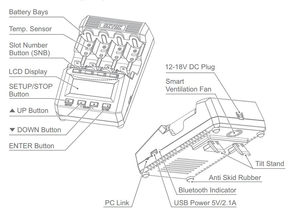 SKYRC MC3000 Универсальный измеритель уровня заряда СОП зарядное устройство для LiFePO4 AAAA 26650 Ni-Zn AA цилиндрический аккумулятор приложение/ПК управление
