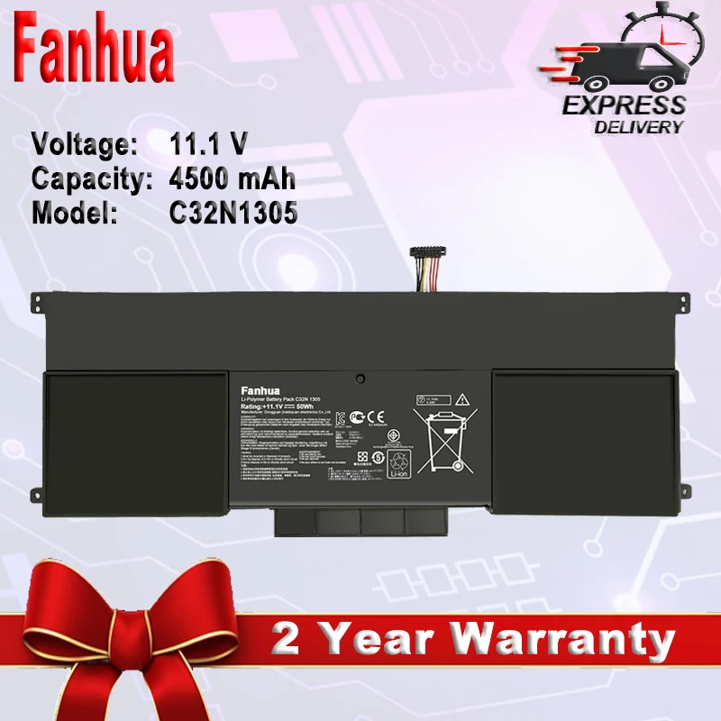 

4500mAh 11,1 V C32N1305 Аккумулятор для ноутбука ASUS Zenbook UX301 UX301L UX301LA UX301LA-1A UX301LA-1B