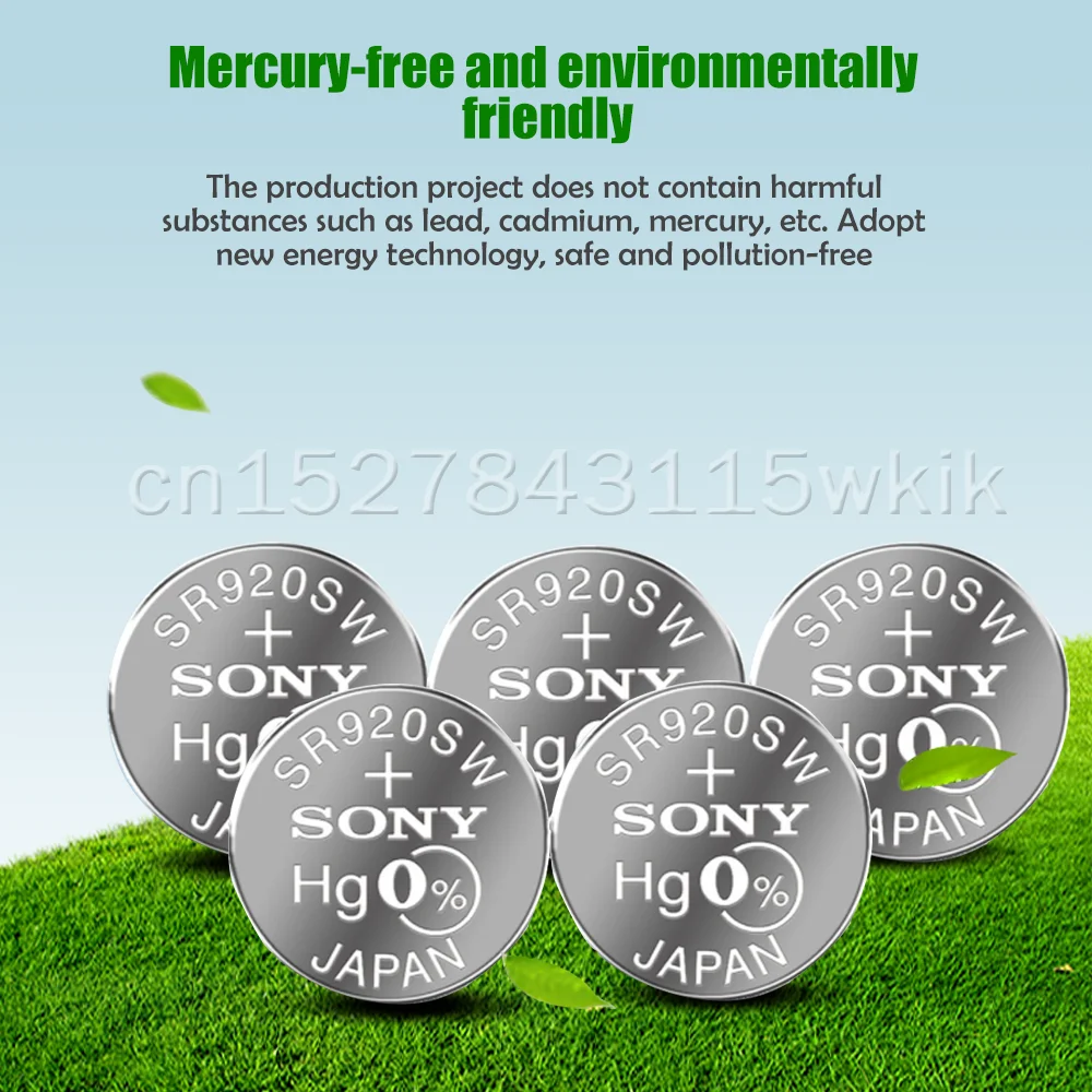 coin battery 20PCS Sony 371 SR920SW AG6 920 LR920 LR69 171 370A 371A 1.55V Silver Oxide Watch Battery Single Grain Packing Button Cell Coin canon battery