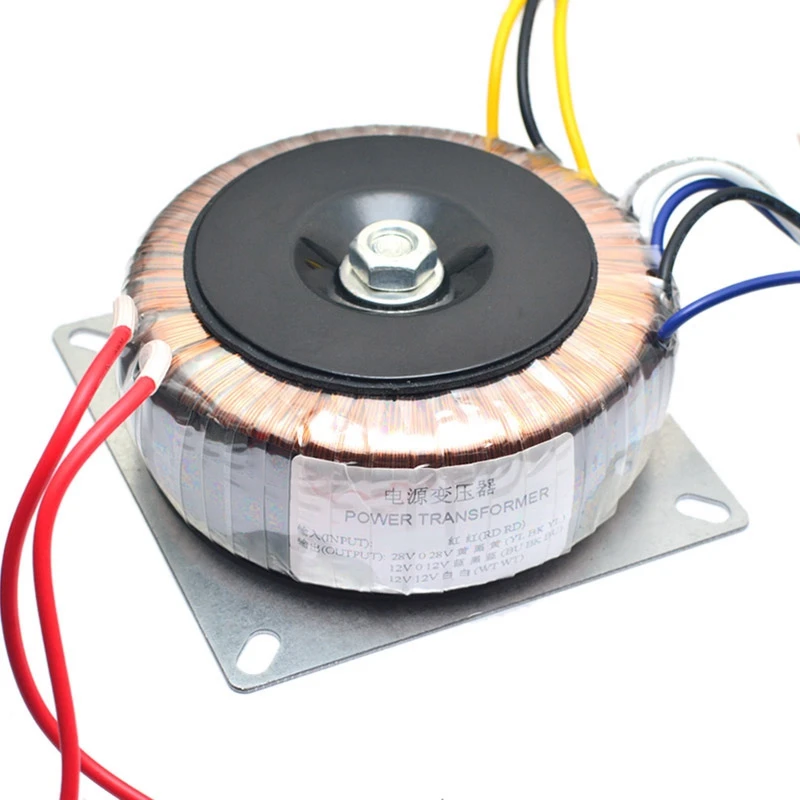 Двойной Ac 28V 12V Одиночный 200W трансформатор для Preamplifer Amplifer Tone Board Used | Электроника