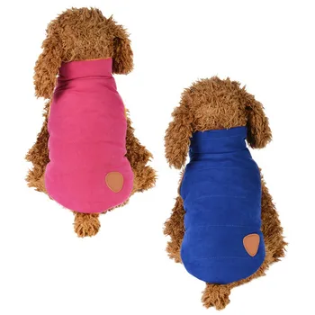 

Warm Small Dog Vest Windproof Winter Dog Jacket Two-Legged Clothes Puppy Vest Yorkie Chihuahua Clothes