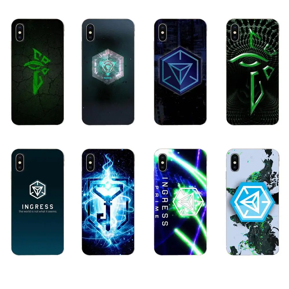 Сопротивление Цифровой Камуфляж Ingress для Huawei Honor Mate Nova Note 20 20s 30 5 5I 5T 6 7I 7C 8A 8X 9X 10 Pro