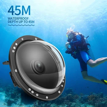 

SHOOT 6 Inch Dual Handheld Dome Port Waterproof Diving Housing Case Cover with Trigger for DJI Osmo Action Camera Lens Accessori
