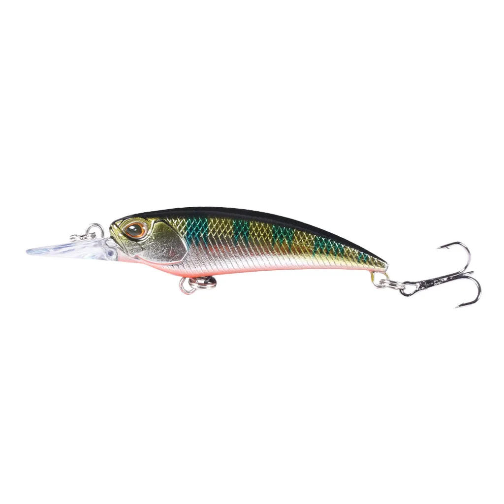 Details about   1pc 8cm/8.5g hard minnow fishing lures crank plastic baits floating lures mdiWM 