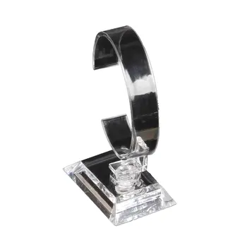 

Clear Acrylic Watch Display Holder Stand Rack Showcase Tool Transparent Wristwatch Lightweight Stand Case