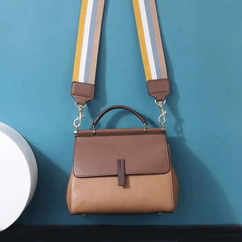 

Luxury Genuine Leather Shoulder Bag Women Top-Handbag Fashion Lady Crossbody Bags For Women Small Shopping Purse Tote Bags