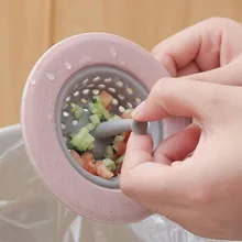 Силиконовый Фильтр, портативная Крышка для слива для ванной, душа, кухонная раковина канализация, анти-засоряющий фильтр, домашние инструменты, Прямая поставка