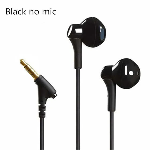 BLACK NO MIC YINCROW RW100 HiFi Басс наушники Половина в ухе наушники проводные 3,5 мм Gaming headset RW919 RW777 X6 P1 DT6 PT15 PT25 MS16 DT8 ZST T2 - Цвет: BLACK NO MIC