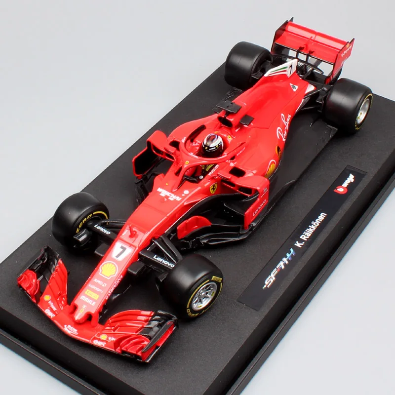 1/18 весы большой BBurago Формула гоночный автомобиль dirver SF90 № 16 Charles Leclerc № 5 Себастьян игрушечные машинки модели автомобилей