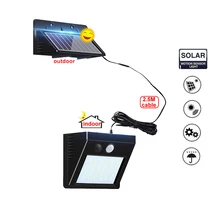 1/4pcs Solar Rechargeable PIR Motion Sensor LED Garden Light Lawn lamp 30 LEDs Outdoor Waterproof Fence Yard Pathway Night Light