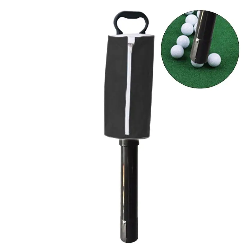 

Golf Ball Picker Shag Bag Putter Holder Storage Retriever Portable Ball Catcher Collector