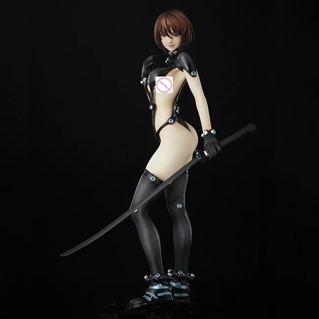GANTZ O Shimohira Reika меч сексуальный Конго Kantai Yamasaki Anzu пистолет Самурай Аниме Фигурка Коллекционная модель игрушки коллекция - Цвет: 23cm Sword With box