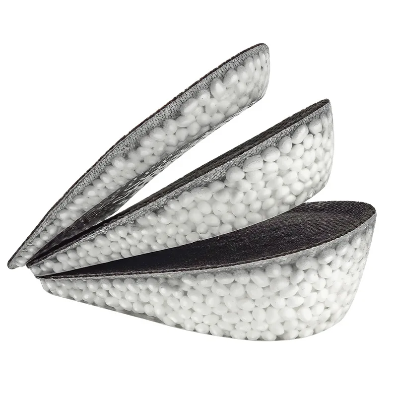 Увеличивающие рост полуботинки для мужчин и женщин, стельки, увеличивающие рост, с силиконовым гелем, увеличивающие рост