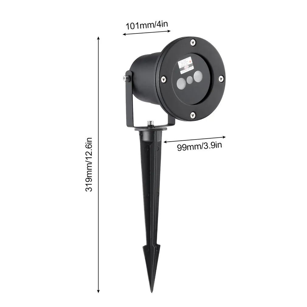 Открытый водонепроницаемый двойной цветной Ландшафтный лазерный светильник Рождественский Праздник Рождественская елка шоу проектор светильник s с дистанционным управлением