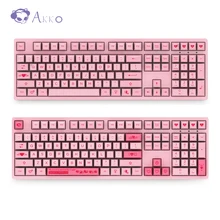 Проводная Механическая игровая клавиатура Akko 3108 V2 108 клавишей с 9
