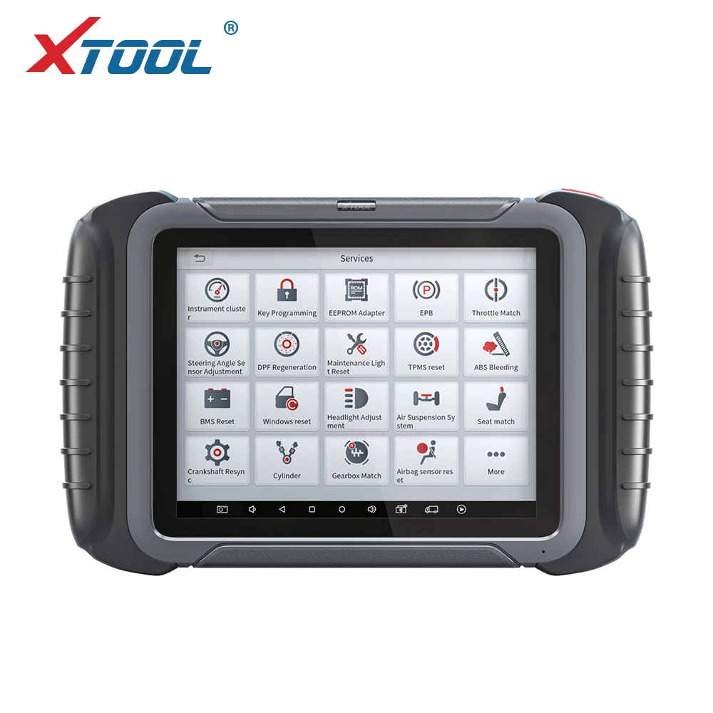 XTOOL D8 BT OBDII Automotive Full System Diagnostic Tool ECU Coding Code Reader Scanner CAN FD 31+ Service Functions Active Test temperature gauge for motorcycle Diagnostic Tools