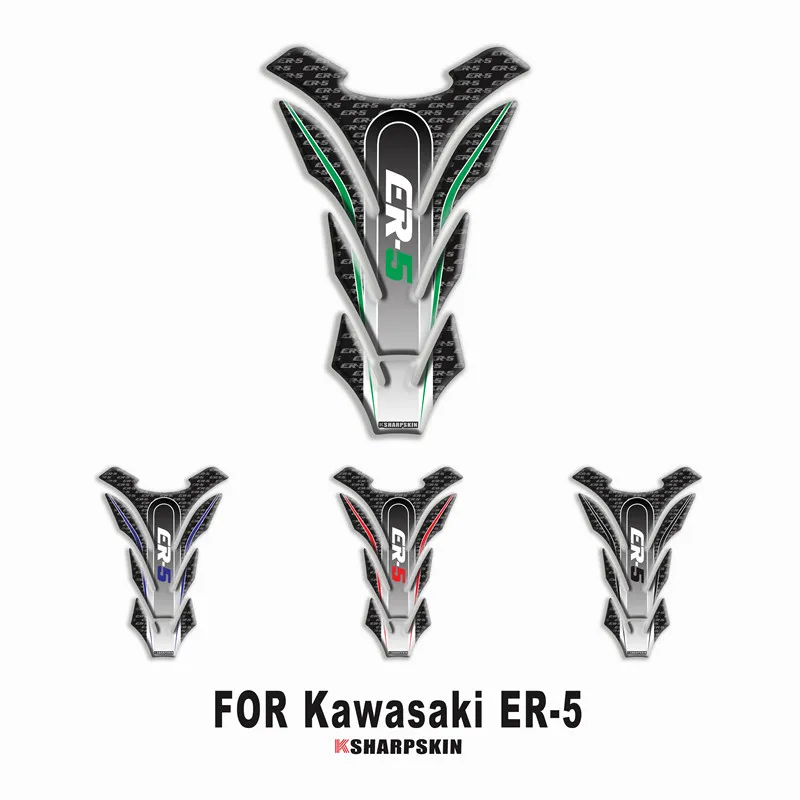 Мотоциклетная 3D наклейка на топливный бак защитная декоративная для KAWASAKI ER-5 er5