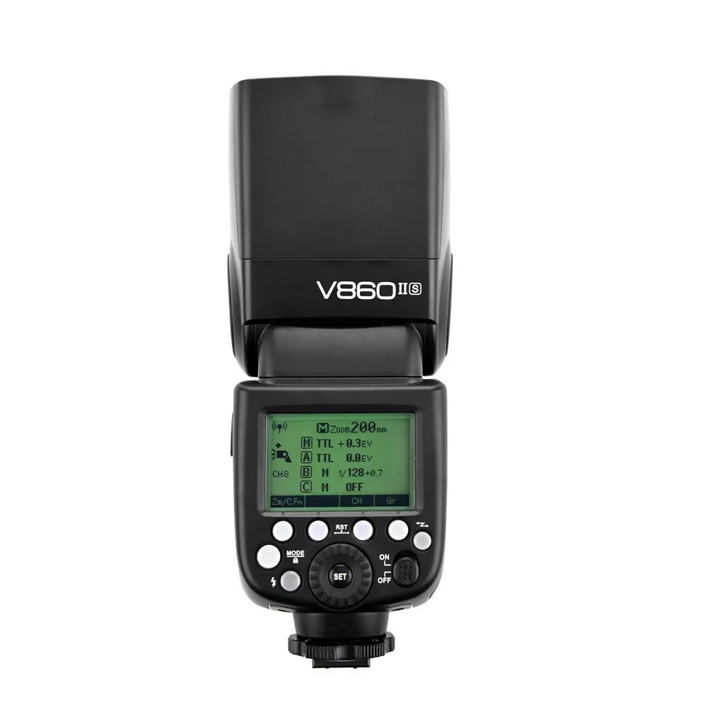 Godox V860II-S E-TTL HSS 1/8000 литий-ионный аккумулятор Speedlite Flash+ X1T-S передатчик для камеры sony DSLR A7R A7RII A58 A99 A6000
