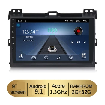 

9" Android 9.1 Car Radio for Toyota LAND CRUISER Prado 120 2004-2009 Touch Screen Multimedia GPS Navigation WIFI Mp5 Player 2Din