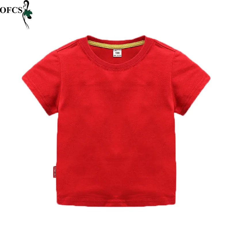Детская футболка Топы для маленьких мальчиков Хлопковые топы с короткими