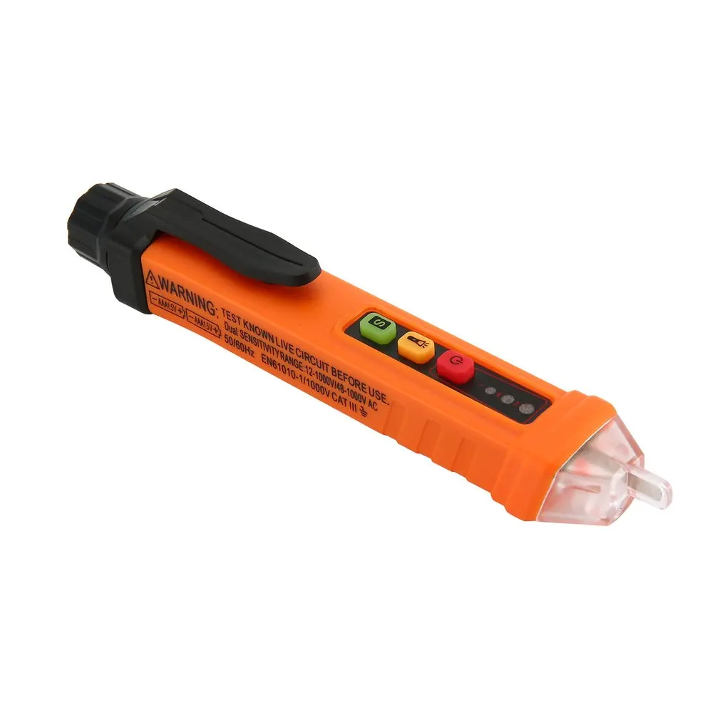 AC Voltage Electric Compact Pen Current Testing Pencil Circuit Breaker Finder 12V-1000V Voltage Sensitivity Anlog Pen