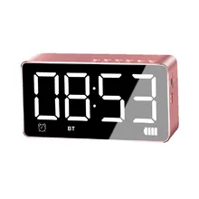 HIPERDEAL мини беспроводной Bluetooth Сабвуфер Настольный Будильник Bluetooth динамик динамический регулятор громкости