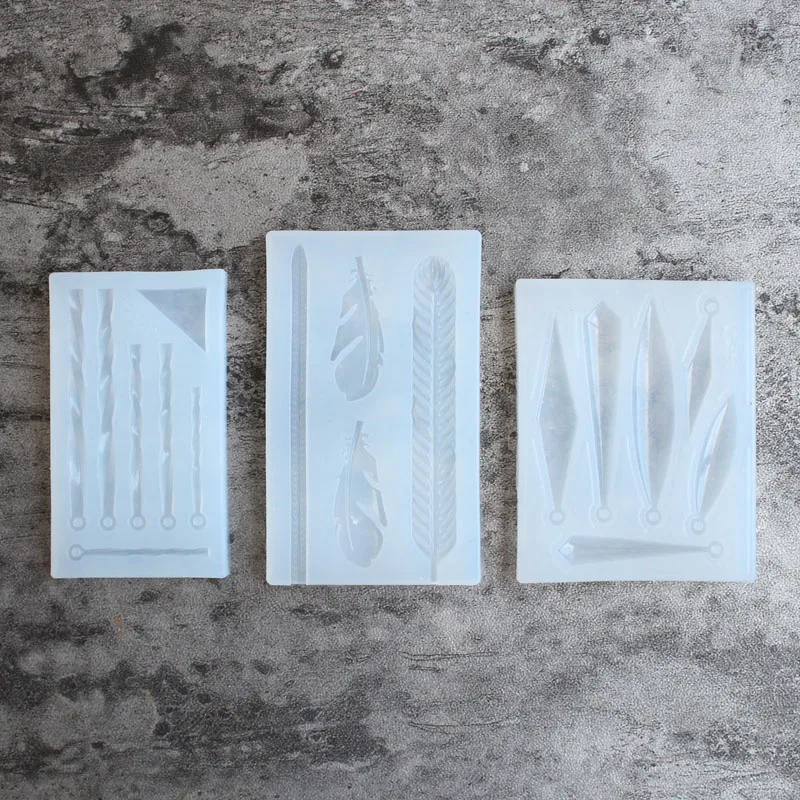 Подвеска на зеркало серьги силиконовая форма DIY эпоксидные украшения формы для выпечки