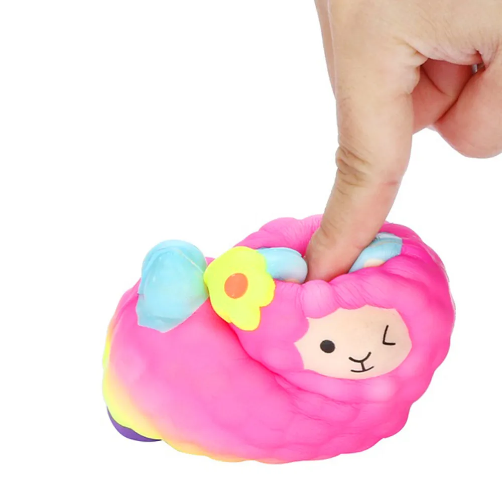 Squishies очаровательные Llamas медленно поднимающиеся фрукты Ароматические сжимающие игрушки для снятия стресса сжимаемые кавайные Мультяшные животные игрушки подарок для детей