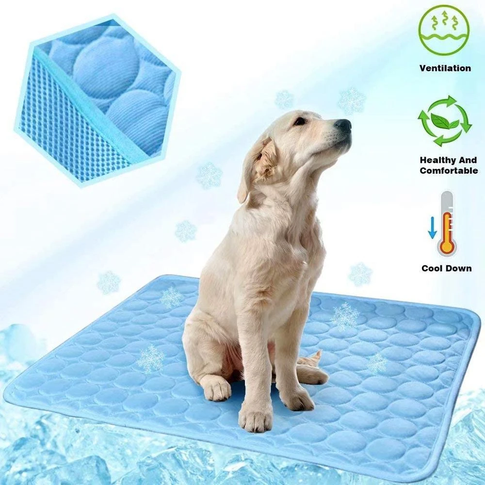 Hond Cooling Mat Ijs Zijde Ademend Deken Voor Hond Bed Zomer Wasbare Cooling Kleine Medium Grote Honden mat|Huizen, & Hokken| - AliExpress