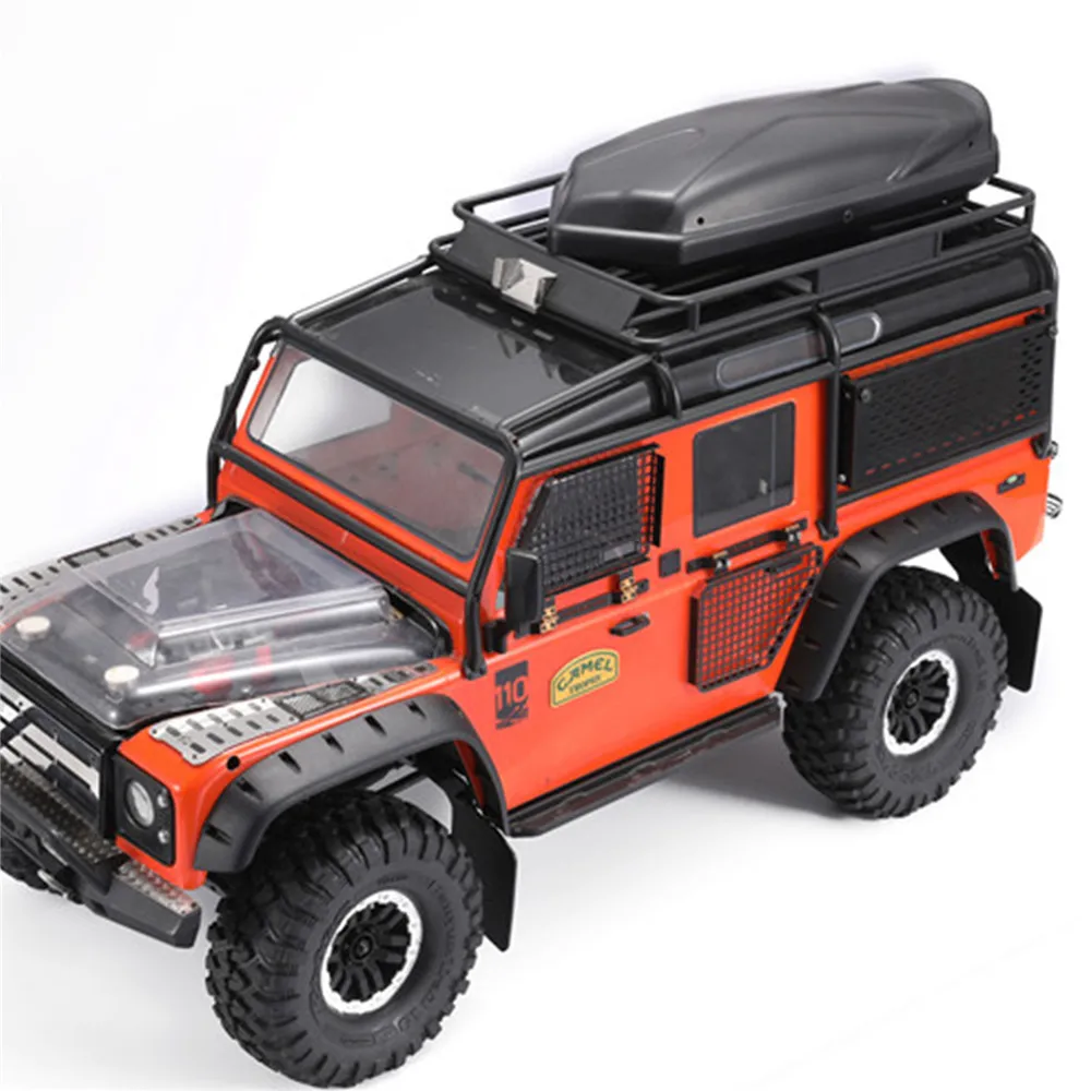 Багажник на крышу, багажник, ящик для хранения на крыше для 1/10 TRAXXAS TRX6 G63/TRX4 G500, осевой SCX10 RC части автомобиля
