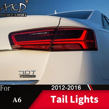 

Tail Lamp For Car Audi A6 2012-2017 A6L LED Tail Lights Fog Lights Daytime Running Lights DRL Tuning Cars Car Accessories