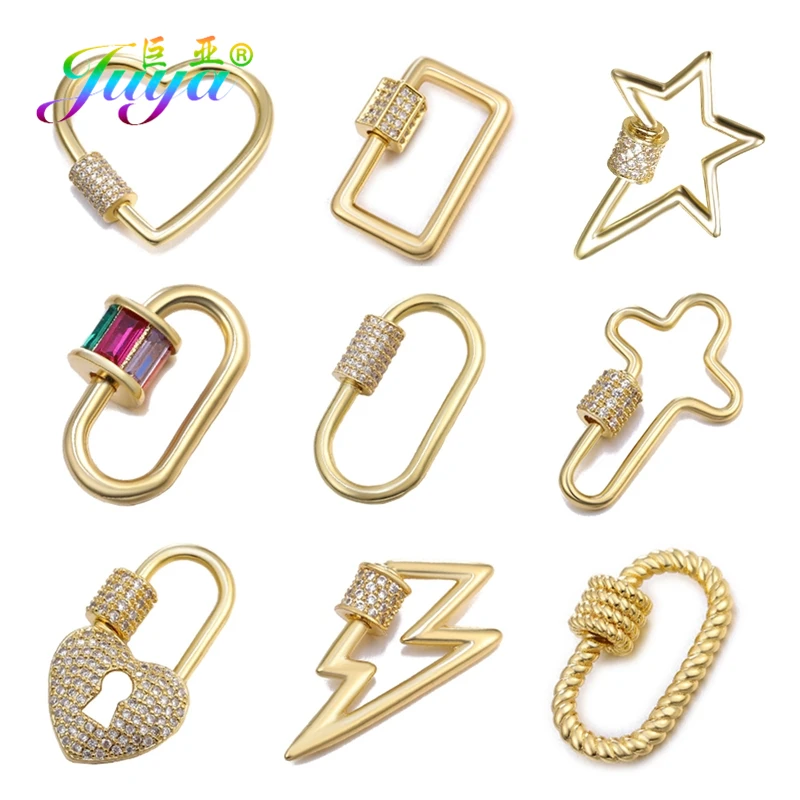 Juya DIY креативные карабины застежка болт крюк винт замок застежки аксессуары для