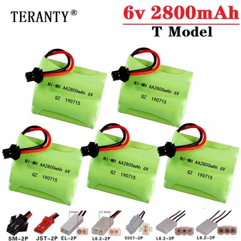

2800mah 6v Rechargeable Battery For Rc toys Cars Tanks Truck Robots Guns Boats AA NiMH Battery 6v 700mah Battery Pack 1Pcs-10Pcs