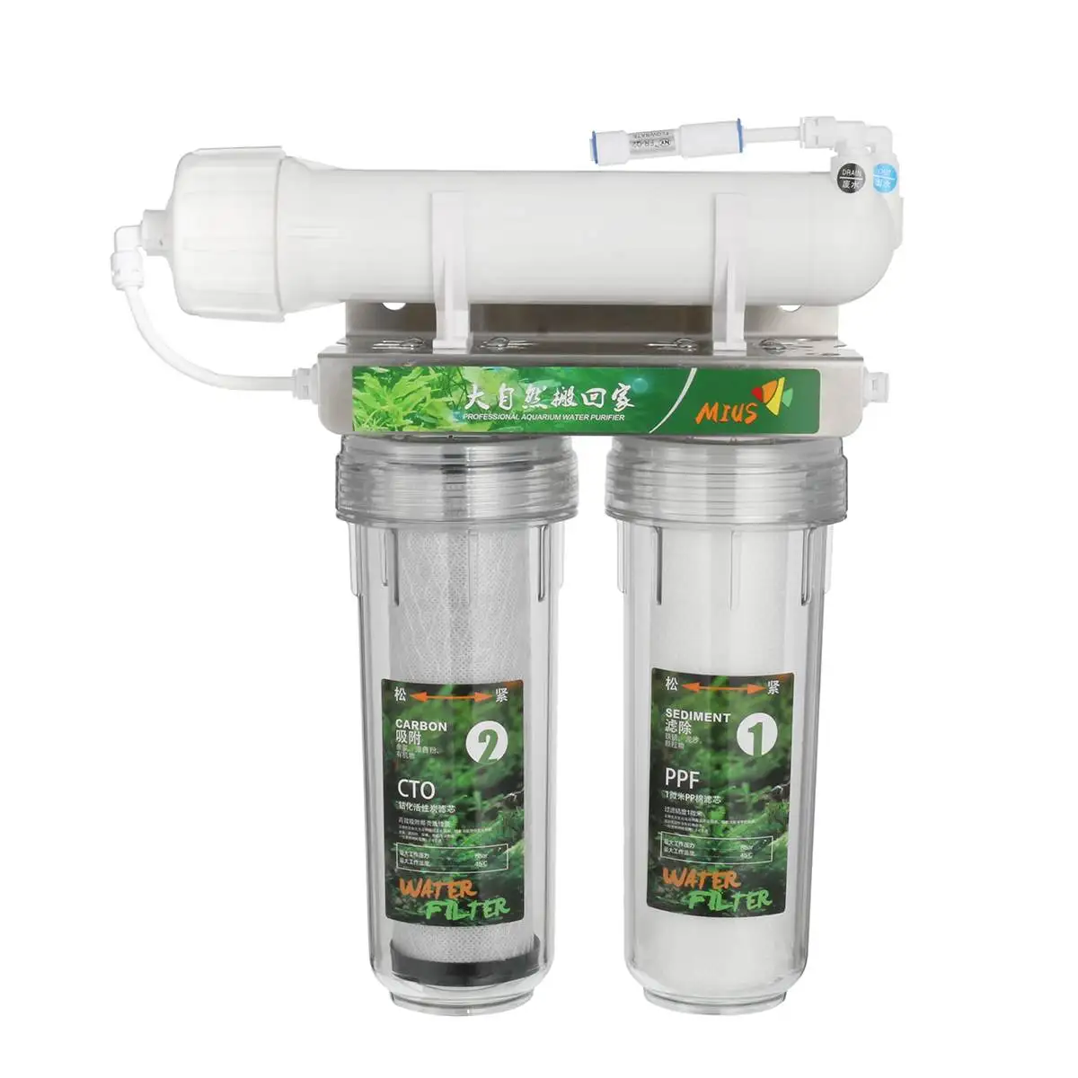 

Aquarium Aquatic Reverse Osmosis Water Filter Fish Tank PH RO Unit System Water Purification Treatment Aquatic Accessories