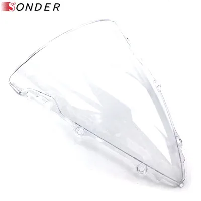 Motorcycles Windshield WindScreen Double Bubble For Yamaha YZF600 R6 YZF-R6 YZF 600 YZF-600 2003-2005 2004 03 04 05 - Цвет: Clear