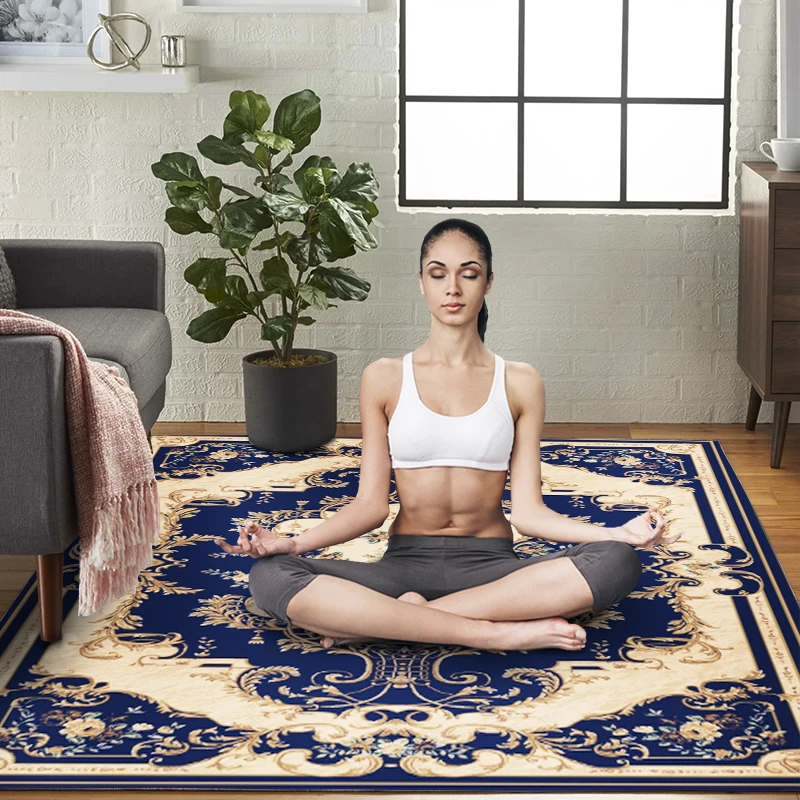 Роскошный персидский стиль 200*300 см большие размеры 3D ковры для гостиной спальни коврики Роскошные Индивидуальные Размер коврик для дома/ковер