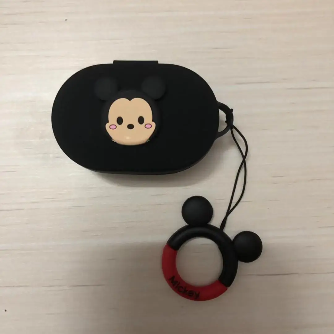 Брелок с фигурками из мультфильмов милый чехол для Airdots чехол для Xiaomi Redmi Airdots Молодежный мягкий силиконовый защитный чехол зарядная коробка - Цвет: 2