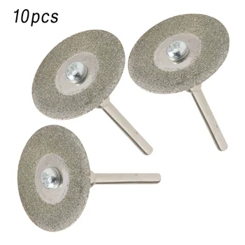 

10pcs Carbon Steel Diamond Wheels Rotary Tools For Tungsten Grinder Sharpener