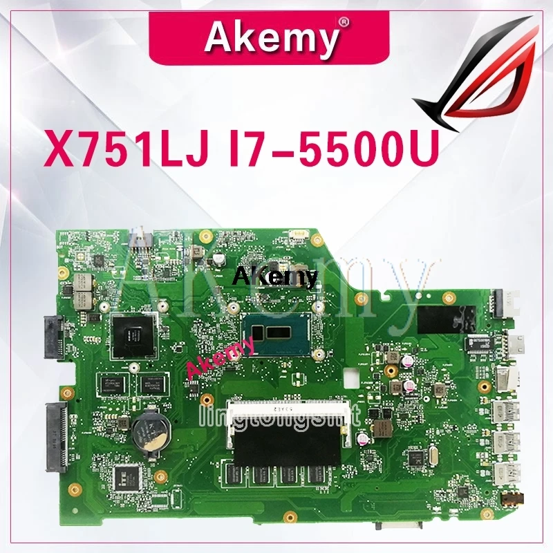  Akem X751LB GT920M/2GB mainboard For ASUS X751L R752L K751L X751LN X751LD X751LJ X751LB DDR3 Laptop