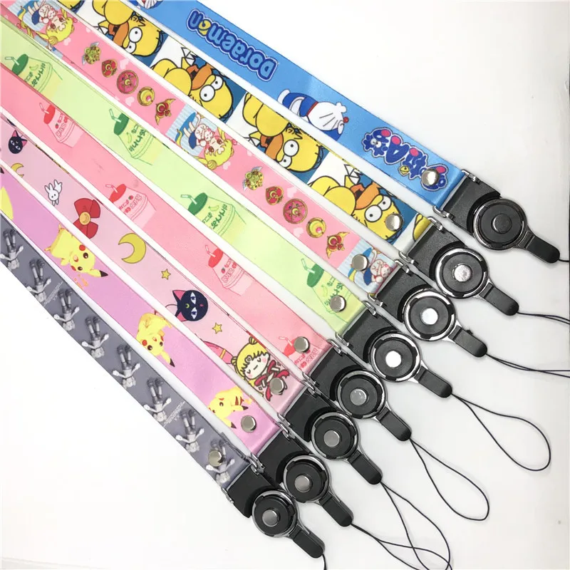 

cartoon Phone Case Straps Hand Strap Lanyards for keys ID Card Gym USB badge holder DIY Hang Rope for iphone sony asus