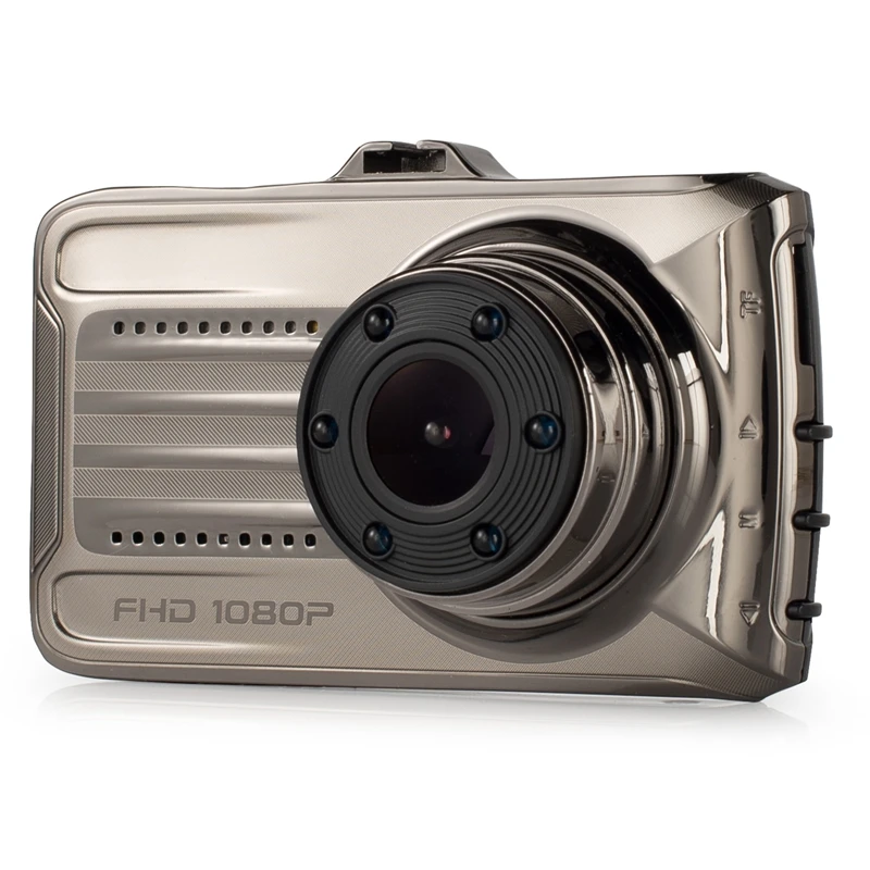 Dash Cam 1080P Full HD Автомобильный видеорегистратор, видеорегистратор с ЖК-экраном, широкий угол обзора 170 градусов, WDR, g-сенсор, детектор движения