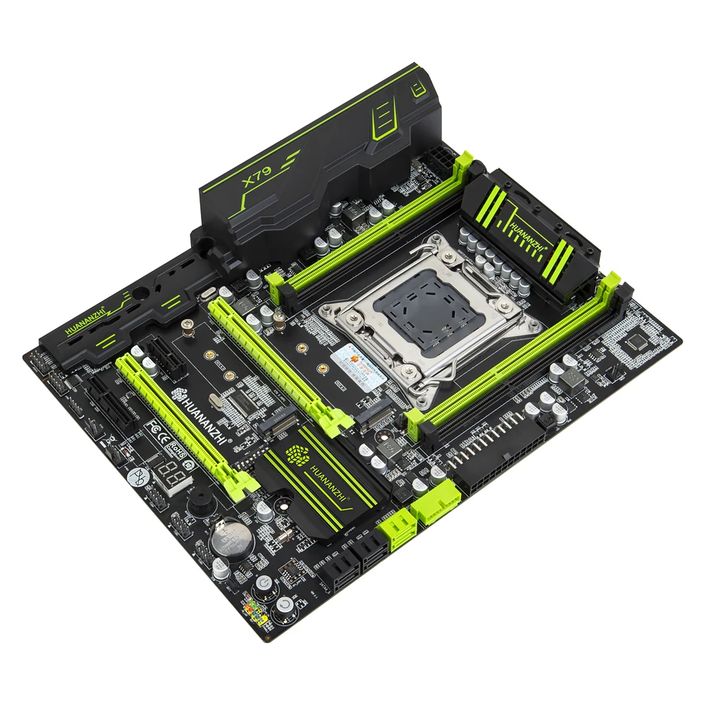 Материнская плата HUANANZHI X79 2 49 V2.1 для Intel LGA 2011 Xeon E5 DDR3 128 ГБ M.2 NVME NGFF ATX