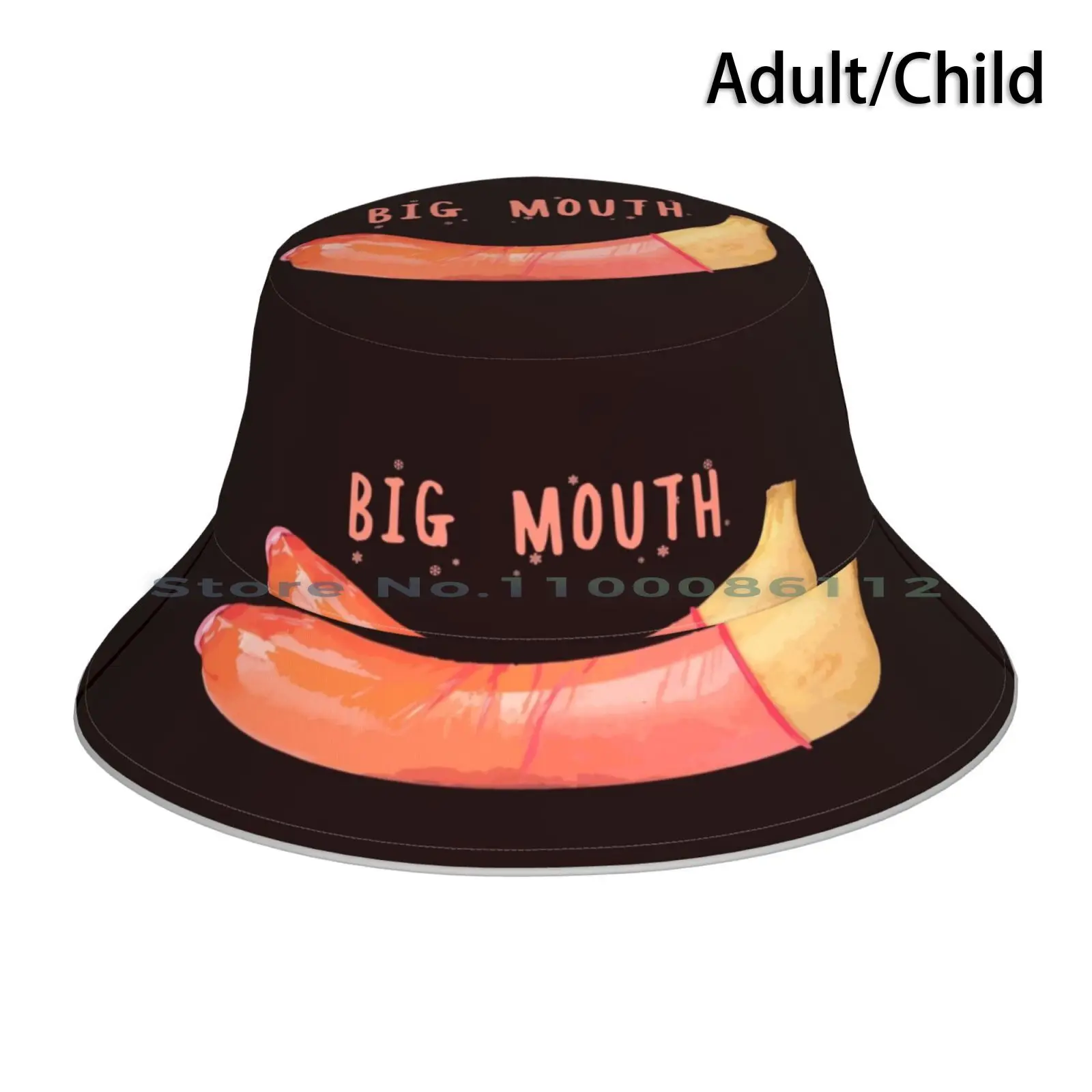 Cappello A Secchiello Sexy A Bocca Grande Cappello Da Sole Divertente Preservativo Divertente Banane Preservativo Bocca Grande Bocca Sexy Banane Sexy 