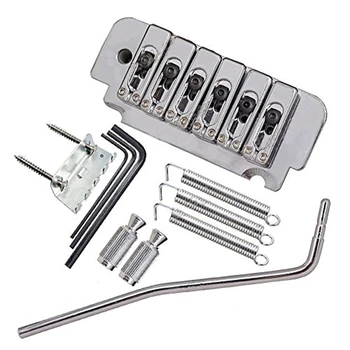 

Hot HG-6-String Saddle Tremolo Bridge for Electric Guitar Heavy Duty Thick Base